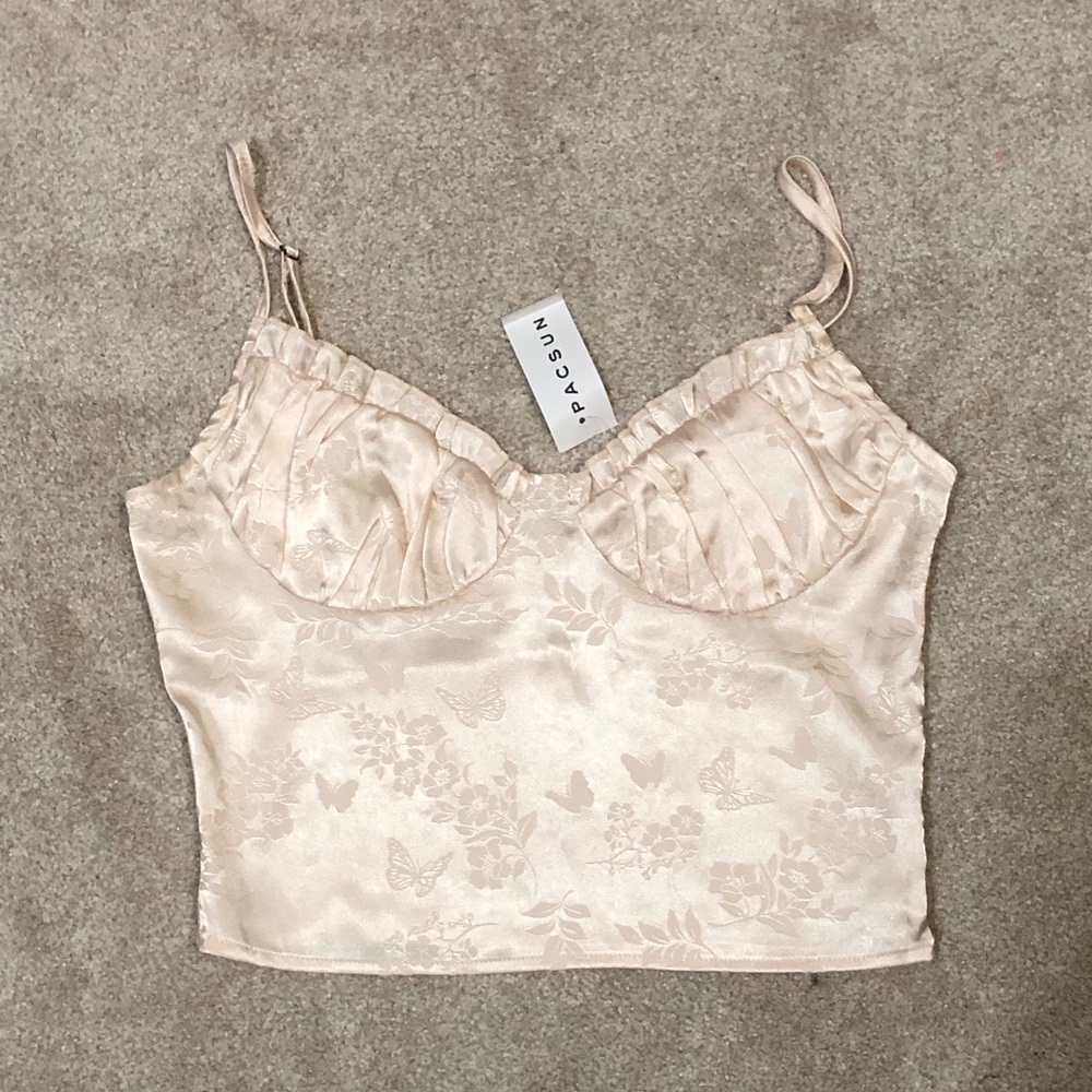 Pacsun flower tank top